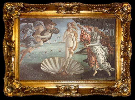 framed  Sandro Botticelli The birth of Venus, ta009-2